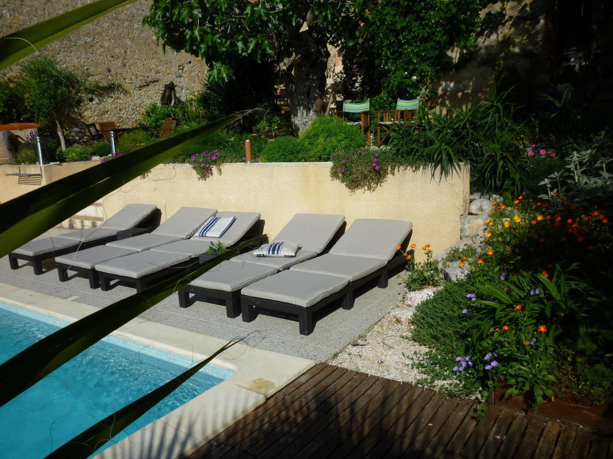 L'Ile Aux Mimosas Bed and Breakfast Tautavel Exterior foto